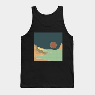 Landscape Vignette: Brown Mountain Beach Tank Top